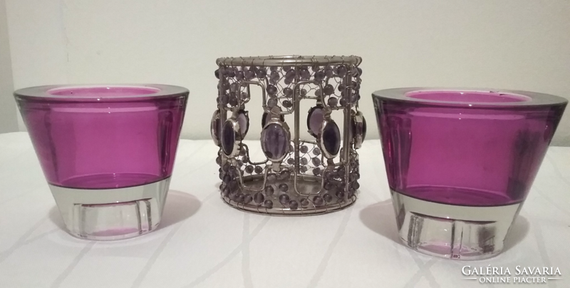 3 pcs candle holder and candle holder