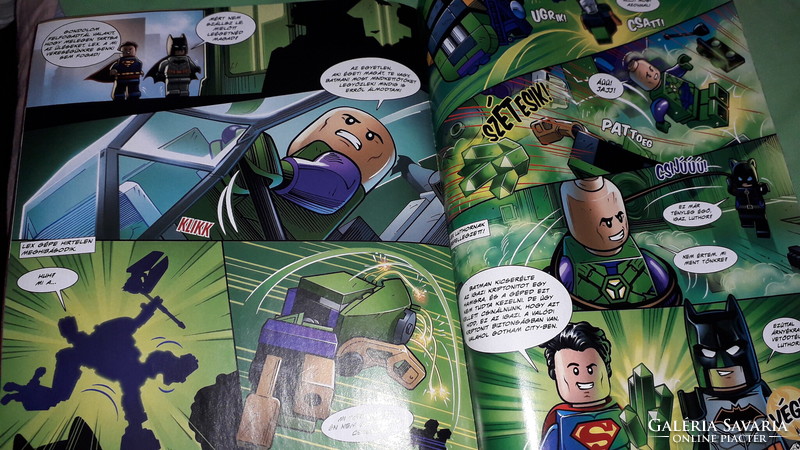 2.szám LEGO BATMAN SUPERMAN gyerek KÉPREGÉNY - kreatív hobby újság  a képek szerint