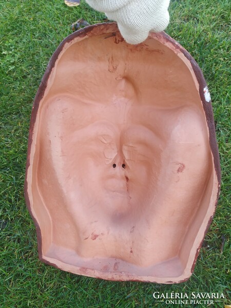 Glazed ceramic wall picture, wall decoration for sale! Pharaoh's head, relief for sale!