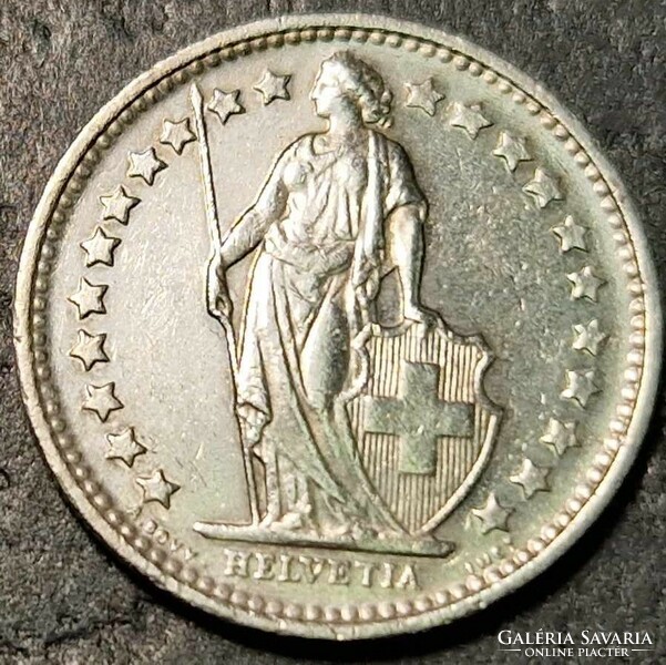 Svájc ½ frank, 1974.