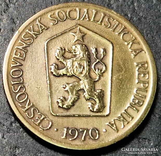 Csehszlovákia 1 korona, 1970.
