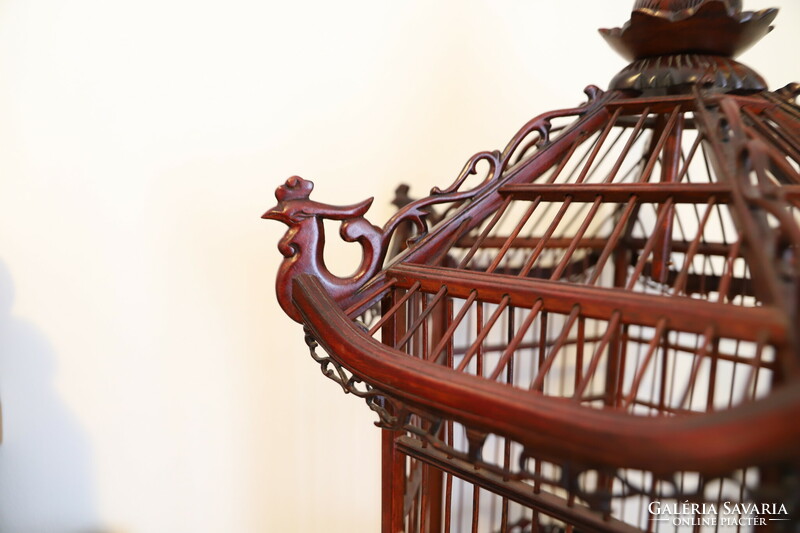 Meseszép fa pagoda madár kalitka