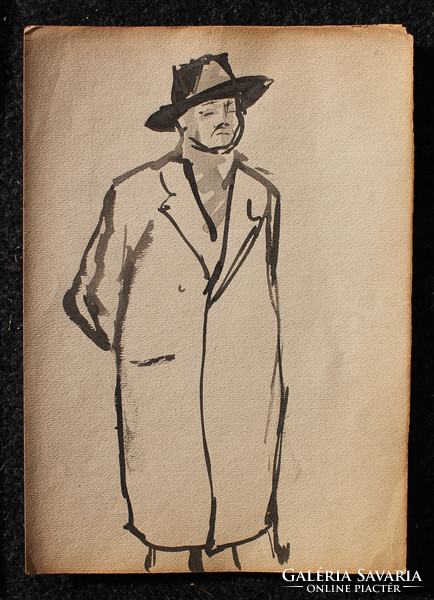 Unknown artist: Man in a hat