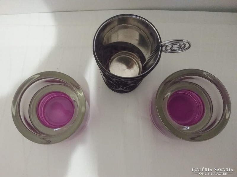 3 pcs candle holders