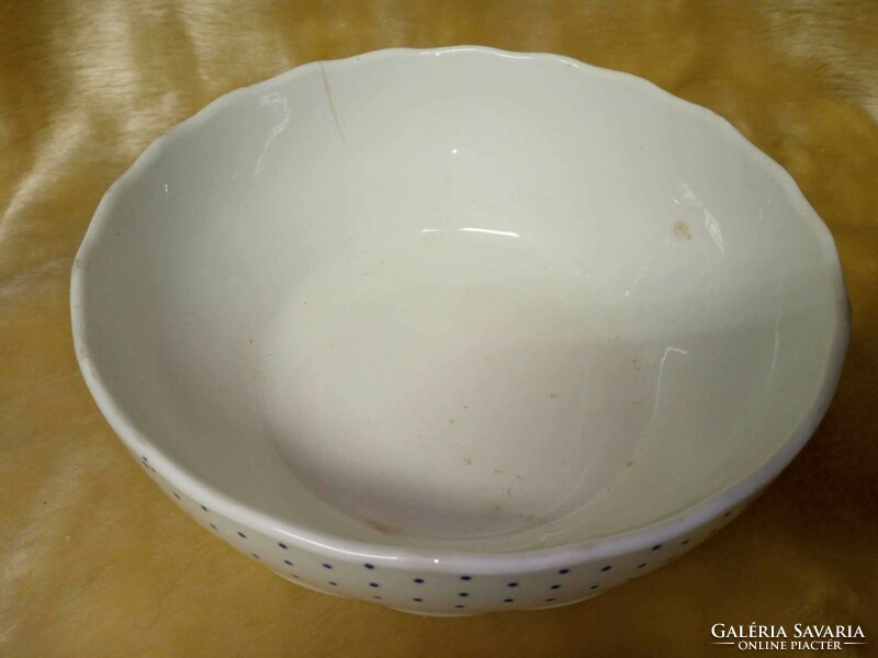 Blue speckled, speckled Kispest granite serving bowl with a diameter of 23 cm