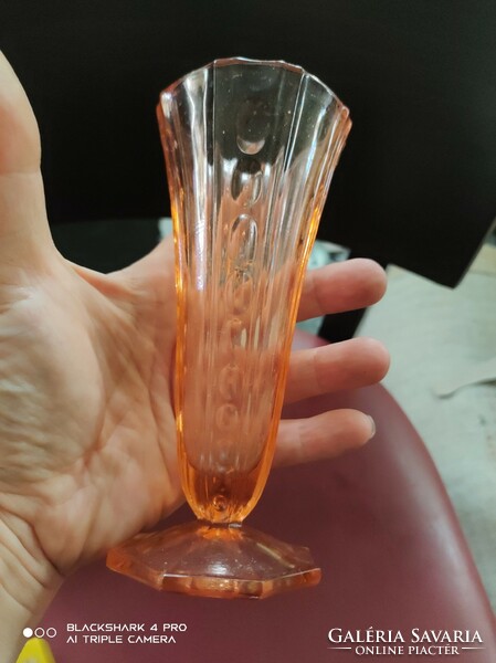 2 db különleges színes üveg vázácska