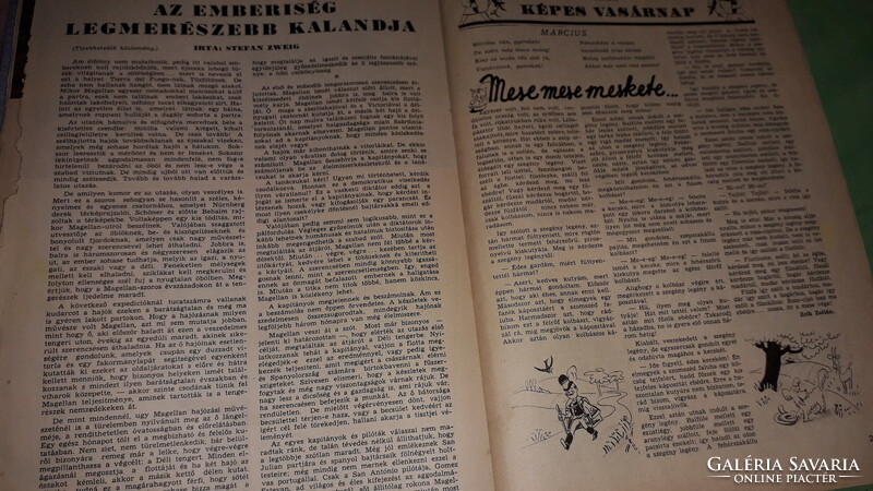 1938 március 6. 10.szám ANTIK KÉPES VASÁRNAP HETILAP képes újság a képek szerint