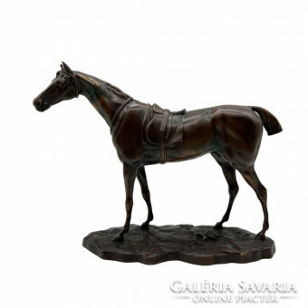 Naar john willis good (1845-1879): bronze racehorse - m1399