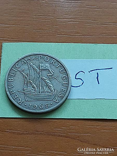 Portugal 5 escudos 1968 copper-nickel st