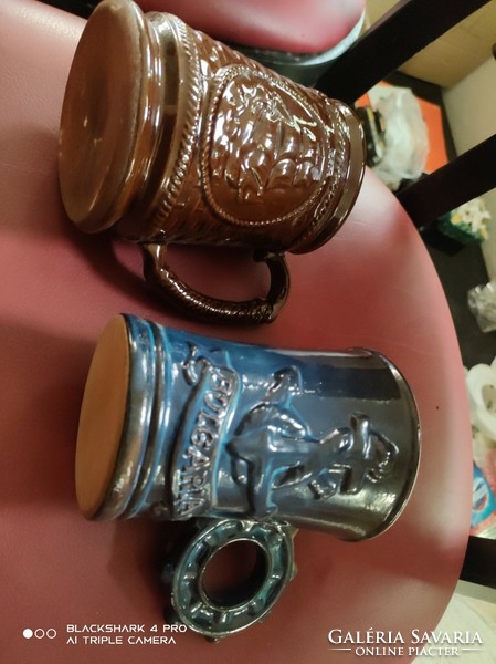 2 special ceramic jars