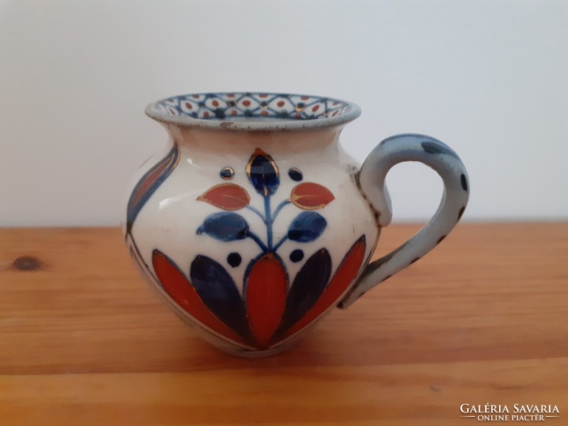 Zsolnay jug with the earliest Zsolnay bottom mark!