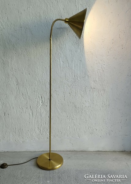 German copper floor lamp