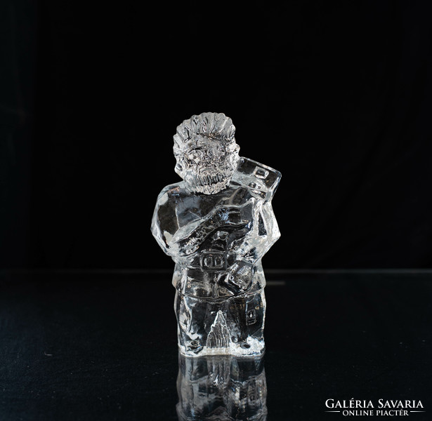 Mid-century modern design glass figure - Thor - Pukeberg Sweden