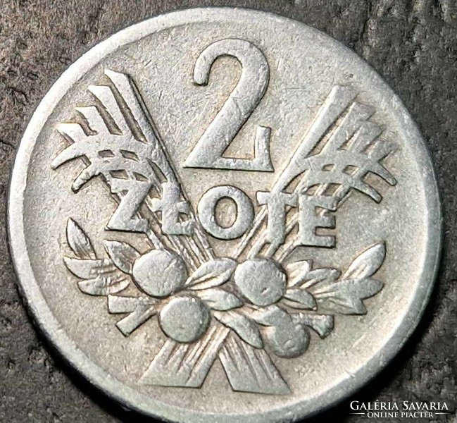 Poland 2 zlotys, 1960.