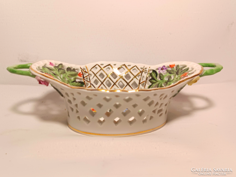 Bowl with Herend handles