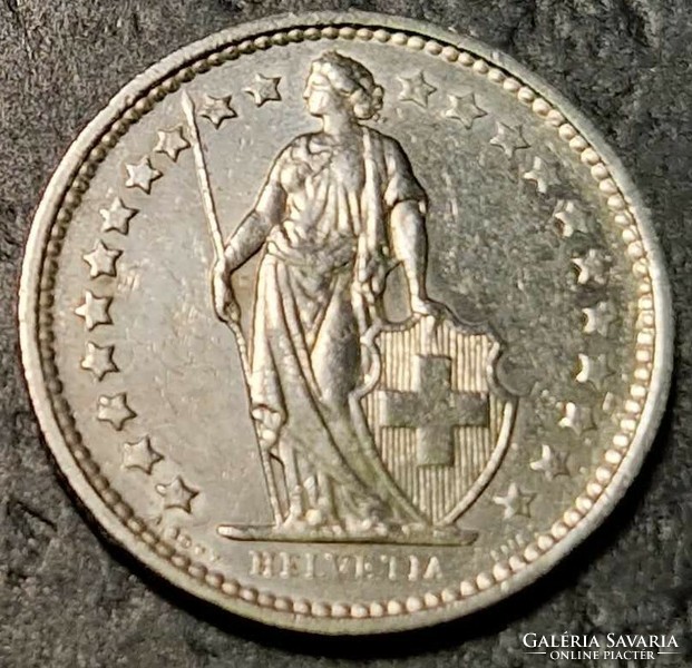 Svájc ½ frank, 1976.