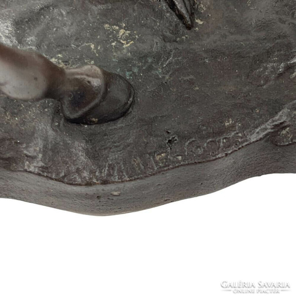 Naar john willis good (1845-1879): bronze racehorse - m1399