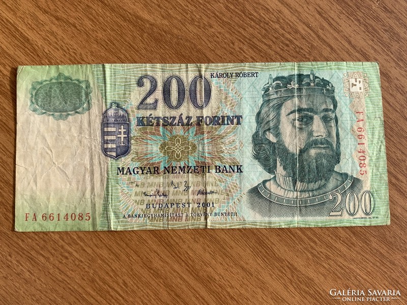 200 forint 2001 FA
