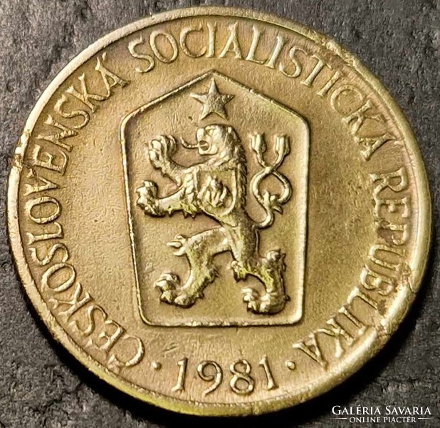 Csehszlovákia 1 korona, 1981.