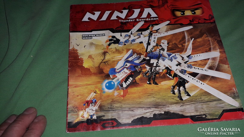 Lego ninjago 9729. Assembly and instruction booklet of the numbered toy set according to the pictures