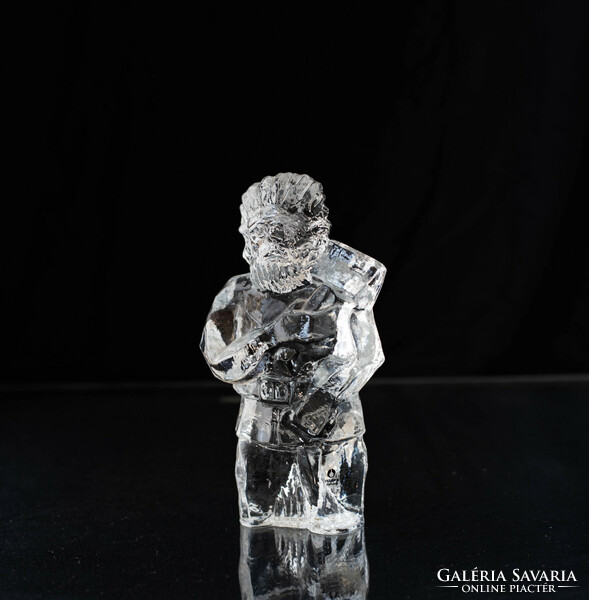 Mid-century modern design glass figure - Thor - Pukeberg Sweden