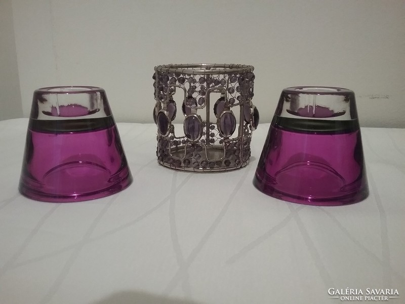 3 pcs candle holder and candle holder