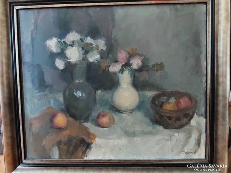 Ilona Tokay (1907-1988) still life - private collection from Transylvania