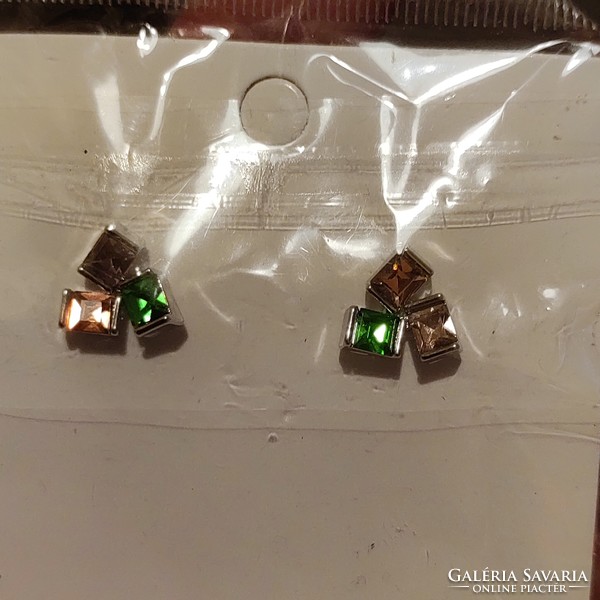 Studded crystal earrings