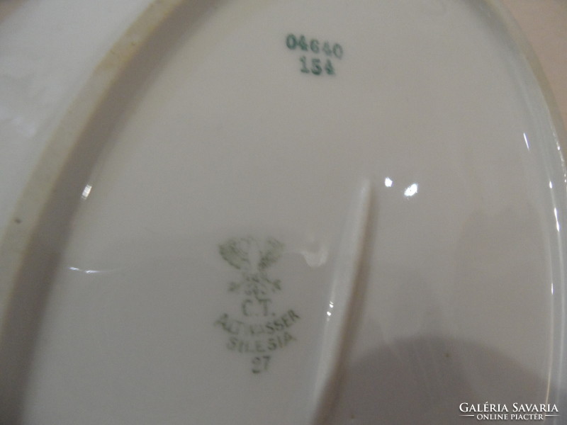 C.T. ALTWASSER SILESIA ovális porcelán tál