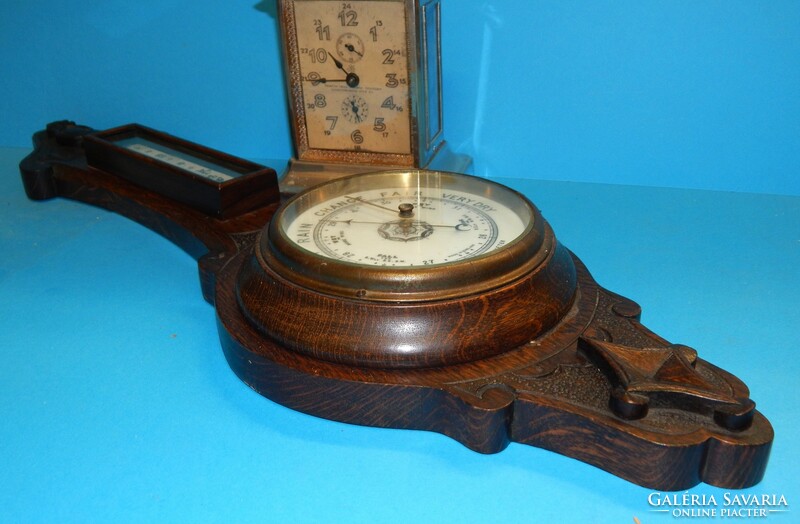 62 cm barometer thermometer in excellent and working condition