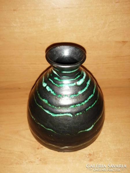 Bodrogkeresztúr ceramic vase - 15 cm (10/d)