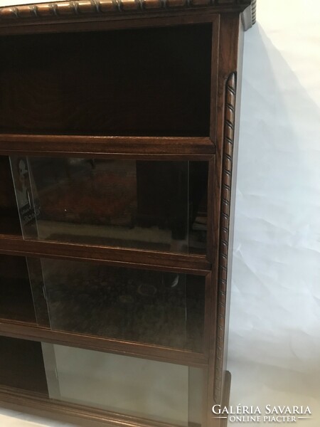 Bookshelf with glass or open