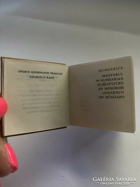 Minibook Petőfi votum petőfianum 1973. (4X4cm)