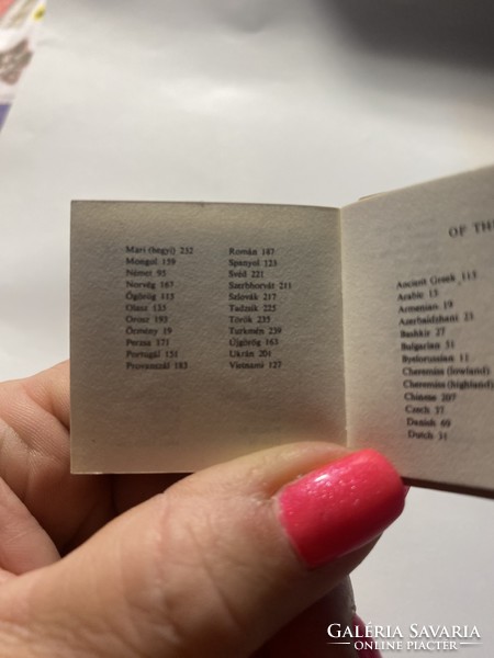 Minibook Petőfi votum petőfianum 1973. (4X4cm)