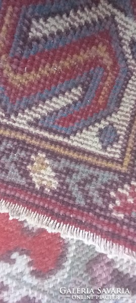 Hand-knotted antique Lesghi Kazakh carpet is negotiable