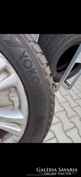 Yokohama bluearth winter v905 235/50 r 18 100v mounted alloy rim solid tire