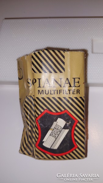 Retro Sopianae cigarettacsomag, gyufával