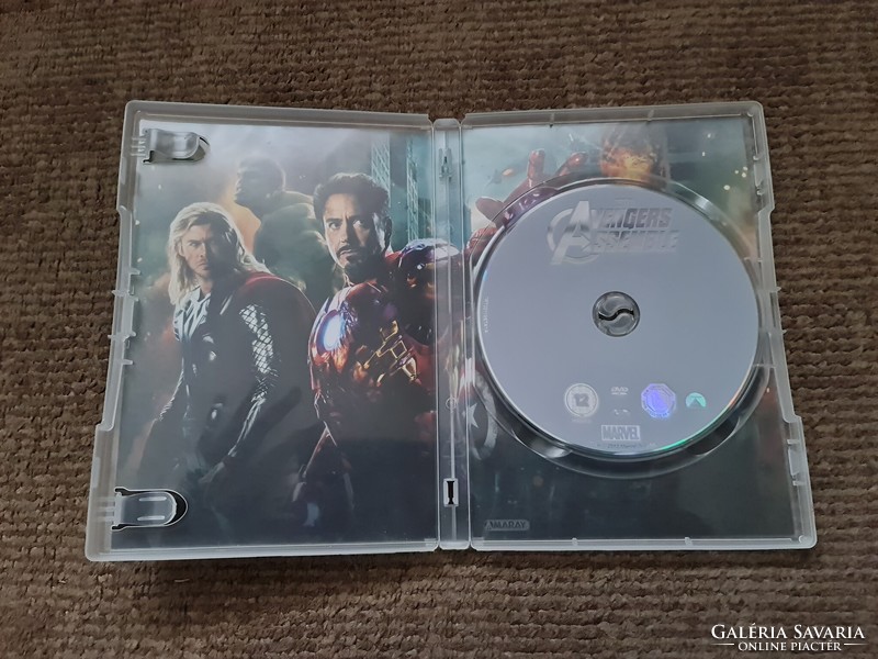 Marvel film pack, avengers, iron man 1-2 5 dvd, avengers, iron man