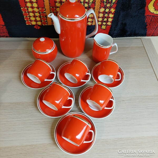 Retro raven house coffee set