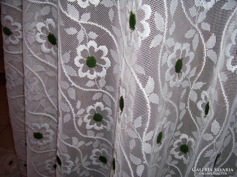 Beautiful vintage floral pattern with embroidered effect curtains