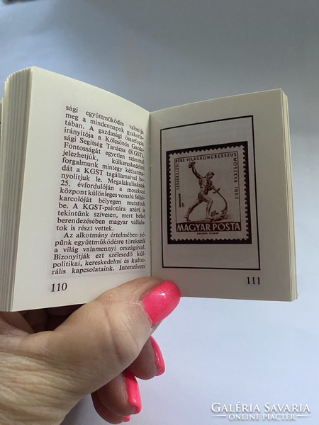 Mini book in the light of 30 years of our stamps, Hungarian Post 1975.