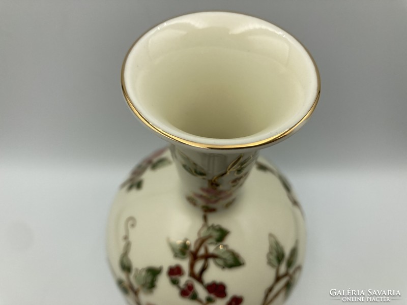 Zsolnay vase with floral pattern