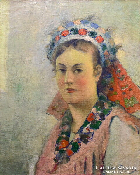 Pécsi-Pilch Dezső (1888-1949) PÁRTÁS MENYECSKE