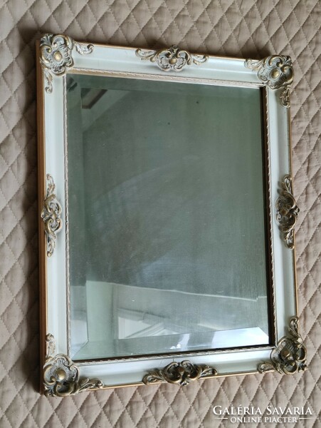 Blondel framed small mirror with bevelled edges