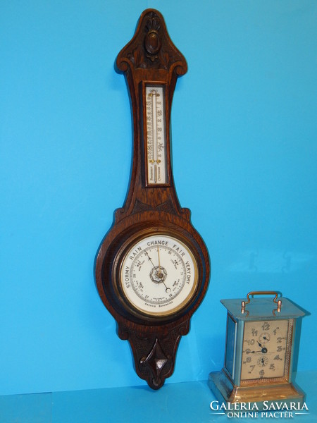 62 cm barometer thermometer in excellent and working condition