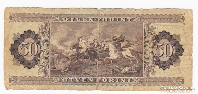 Ötven Forint bankjegy 1989