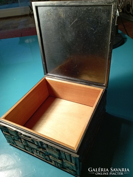 Szilágyi Ildikó bronz doboz 1960