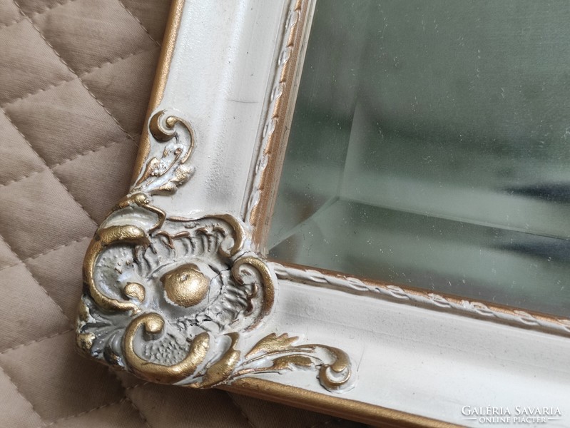 Blondel framed small mirror with bevelled edges