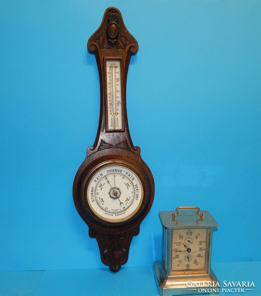 62 cm barometer thermometer in excellent and working condition