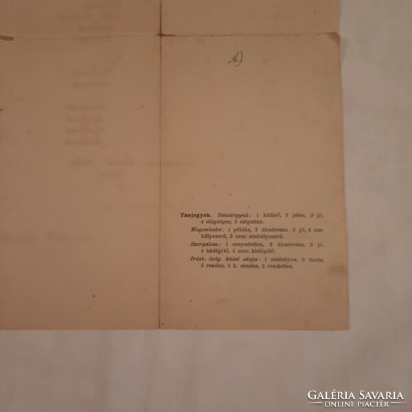 Polgári-Leányiskolai Bizonyítvány   Angolkisasszonyok Egri Intézete 1908